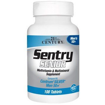 Вітаміни та мінерали 21st Century Sentry Senior Mens 50+, 100 таблеток CN3931 фото