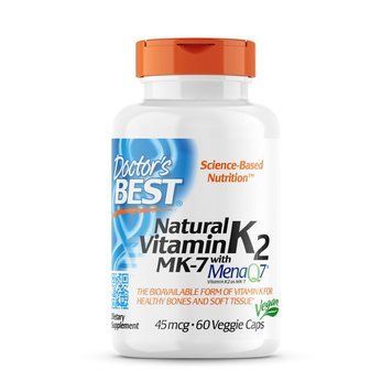 Вітаміни та мінерали Doctor's Best Natural Vitamin K2 MK-7 45 mcg, 60 капсул CN7088 фото