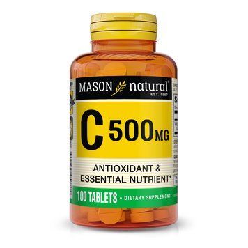 Вітаміни та мінерали Mason Natural Vitamin C 500 mg, 100 таблеток CN11284 фото
