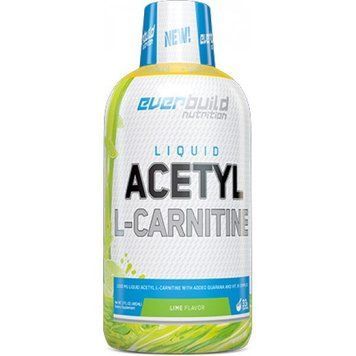 Рідкий ацетил L-карнітин EverBuild Nutrition Acetyl L-Carnitine + Guarana Liquid, 495 мл - Лайм з додаванням гуарани CN16859-1 фото