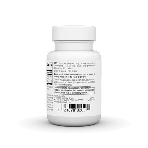 Біоактивна фоліева кіслота Source Naturals MegaFolinic 800 mg, 60 таблеток CN13596 фото