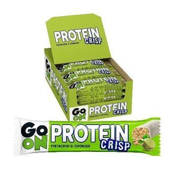 Батончик Go On Nutrition Crisp Bar, 24*45 грам - Фісташкове печиво CN14672-4 фото