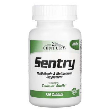 Вітаміни та мінерали 21st Century Sentry Multivitamin and Multimineral, 130 таблеток CN3933 фото