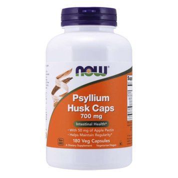 Натуральна добавка NOW Psyllium Husk 700 mg 700 mg, 180 вегакапсул CN7867 фото