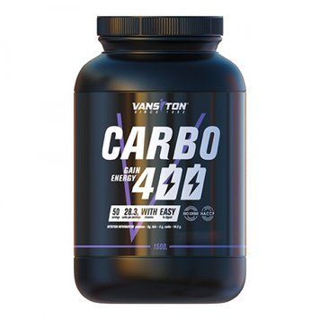 Гейнер Vansiton Carbo 400, 1.5 кг - Вишня CN10420-2 фото