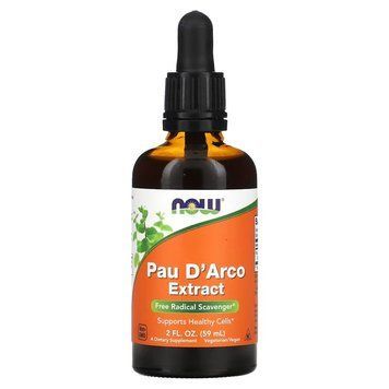 Натуральна добавка NOW Pau D'Arco Extract, 59 мл CN13092 фото