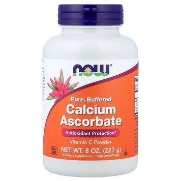 Вітаміни та мінерали NOW Calcium Ascorbate, 227 грам CN17325 фото
