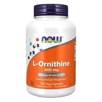 Амінокислота NOW L-Ornithine 500 mg, 120 вегакапсул CN8035 фото