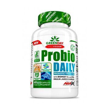 Пробіотики і пребіотики AMIX GreenDay ProVegan Probio Daily, 60 вегакапсул CN12710 фото