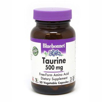 Амінокислота Bluebonnet Nutrition Taurine 500 mg, 50 вегакапсул CN7897 фото