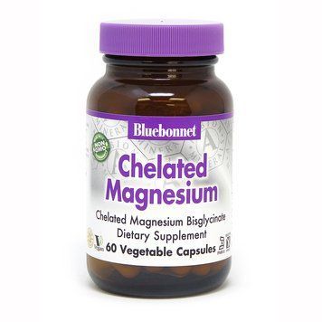 Вітаміни та мінерали Bluebonnet Nutrition Chelated Magnesium, 60 вегакапсул CN3949 фото