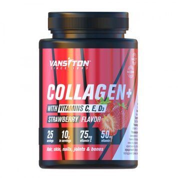 Препарат для суглобів і зв'язок Vansiton Collagen +, 250 грам - Полуниця CN10424-1 фото