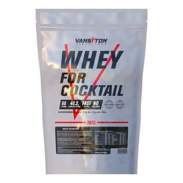 Протеїн Vansiton Whey For Cocktail, 3.6 кг - Ваніль CN10394-4 фото