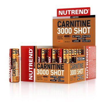 Жироспалювач Nutrend Carnitine 3000 Shot, 20*60 мл - Полуниця CN11160-3 фото