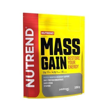 Гейнер Nutrend Mass Gain, 1 кг - Бісквіт CN8592-7 фото