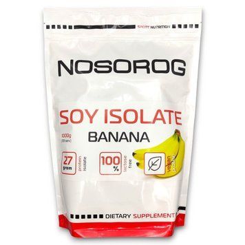 Протеїн Nosorog Soy Isolate, 1 кг - Банан CN8322-6 фото
