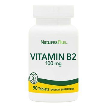 Вітаміни та мінерали Natures Plus Vitamin B2 100 mg, 90 таблеток CN11757 фото