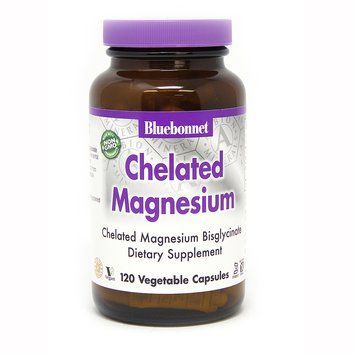Вітаміни та мінерали Bluebonnet Nutrition Chelated Magnesium, 120 вегакапсул CN3950 фото