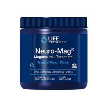 Добавка для здоров'я мозку Life Extension Neuro-Mag, 93.35 грам - Тропічний пунш CN14075-1 фото