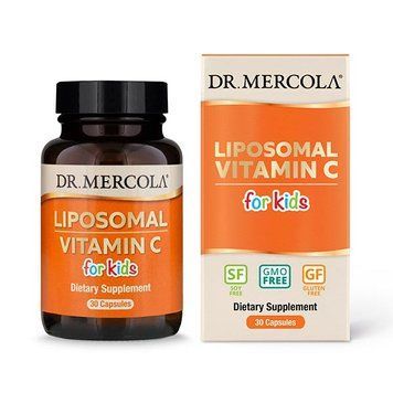 Вітаміни та мінерали Dr. Mercola Liposomal Vitamin C for Kids, 30 капсул CN7111 фото