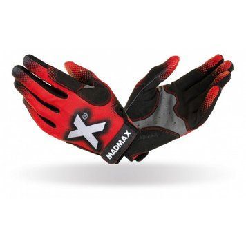 Рукавички для кросфіту MAD MAX Crossfit MXG 101, Black/Red - XXL CN4189-5 фото