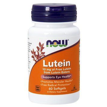 Натуральна добавка NOW Lutein 10 mg, 60 капсул CN3630 фото