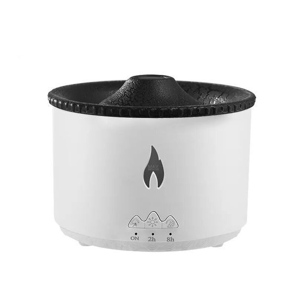 Зволожувач повітря, аромадифузор портативний Kinscoter Volcano Jellyfish Aroma Diffuser V19 360 мл, White CN13310 фото