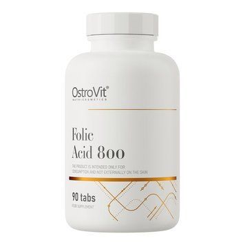 Вітаміни та мінерали OstroVit Folic Acid, 90 таблеток CN1982 фото