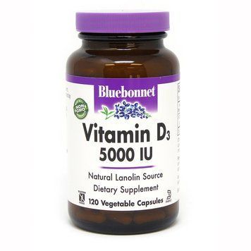 Вітаміни та мінерали Bluebonnet Nutrition Vitamin D3 5001IU, 120 вегакапсул CN5199 фото
