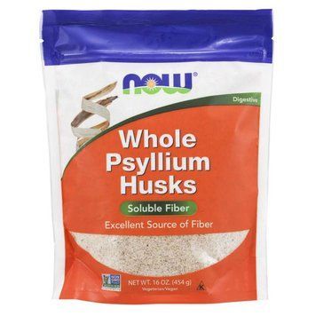 Натуральна добавка NOW Whole Psyllium Husks, 454 грам CN7929 фото