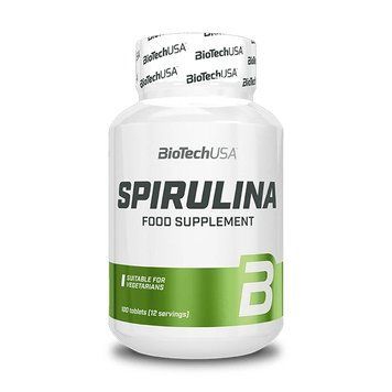 Натуральна добавка BioTech Spirulina, 100 таблеток CN1870 фото