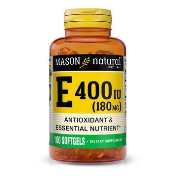 Вітаміни та мінерали Mason Natural Vitamin E 400 IU, 100 капсул CN10981 фото