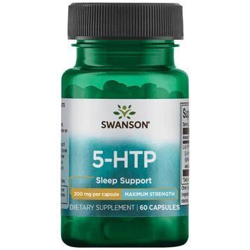 Амінокислота Swanson 5-HTP 200 mg Maximum Strength, 60 капсул CN7218 фото