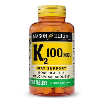 Вітаміни та мінерали Mason Natural Vitamin K2 100 mcg, 100 таблеток CN10982 фото