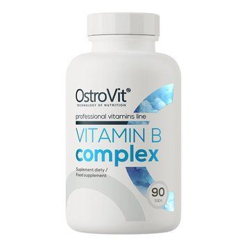Вітаміни та мінерали OstroVit Vitamin B Complex, 90 таблеток CN1996 фото