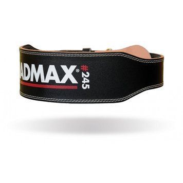 Пояс для важкої атлетики MAD MAX Leather MFB 245, Black - S CN3426-2 фото